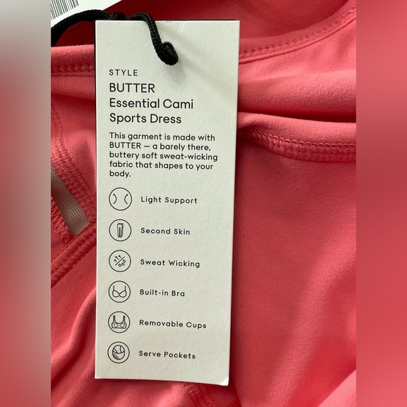 ARITZIA Golden Dress BUTTER Essential Cami Sports Dress NWT Medium - Picture 13 of 15